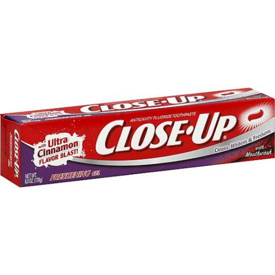 Picture of Close-up Anticavity Fluoride Toothpaste Ultra Cinnamon 6 Oz
