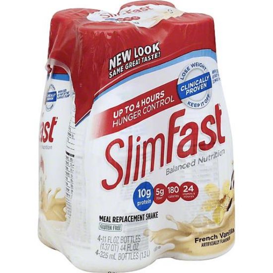 Picture of Slimfast Original Protein Shake French Vanilla 4 Pk