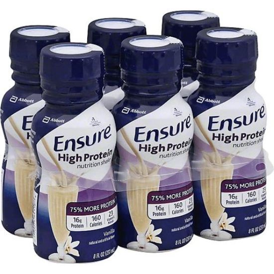 Picture of Ensure Nutrition Shake High Protein Vanilla 8 Oz