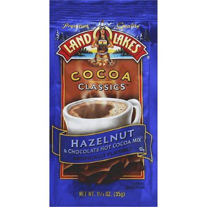 Picture of Land O Lakes Cocoa Classics Hazelnut & Chocolate Hot Cocoa Mix 1.25 Oz