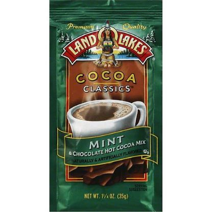 Picture of Land O Lakes Cocoa Classics Mint & Chocolate Hot Cocoa Mix 1.25 Oz