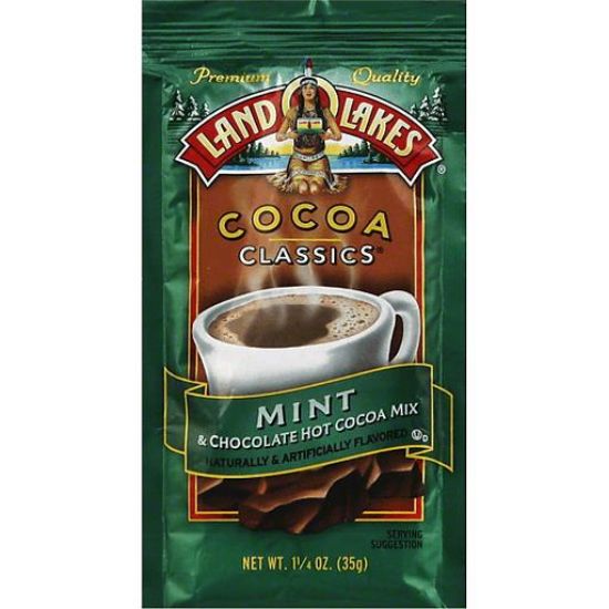 Picture of Land O Lakes Cocoa Classics Mint & Chocolate Hot Cocoa Mix 1.25 Oz