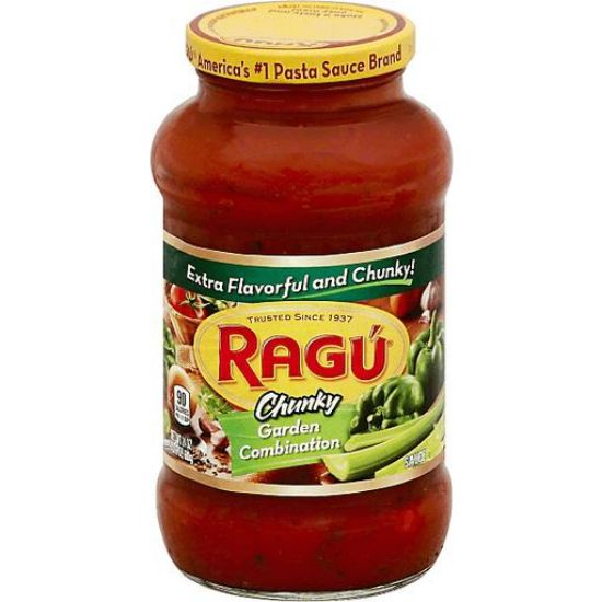 Picture of Ragu Chunky Garden Combination Sauce 24 Oz