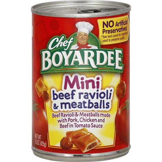Picture of Chef Boyardee Beef Ravioli 15 Oz