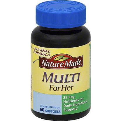 Picture of Nature Made Multi For Her Dietary Softgels Original Formula 60 Ct