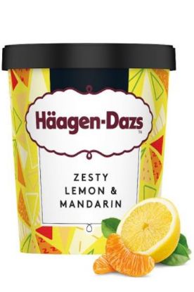 Picture of Haagen Dazs Zesty Lemon & Mandarin 400 Grams