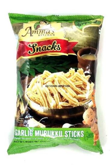 Picture of Amma/'s Kitchen Garlic Murukku Sticks 200 Grams