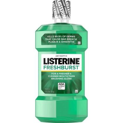 Picture of Listerine Mouthwash Liquid Spearmint 33.8 Oz