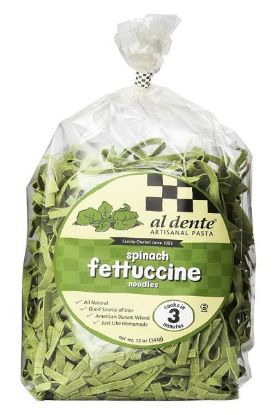 Picture of Al Dente Fettuccine Noodles Spinach 12 Oz