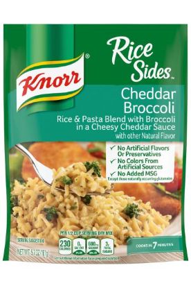 Picture of Knorr Cheddar Broccoli Rice & Pasta Blend With Broccoli 5.7 Oz