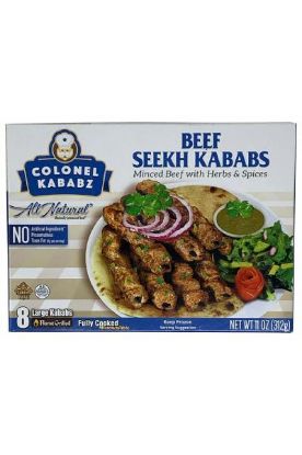 Picture of Colonel Kababz Beef Seekh Kababs 11 Oz