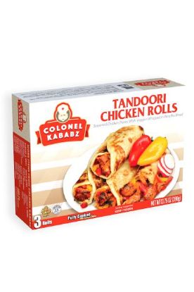 Picture of Colonel Kababz Tandoori Chicken Rolls 13.75 Oz