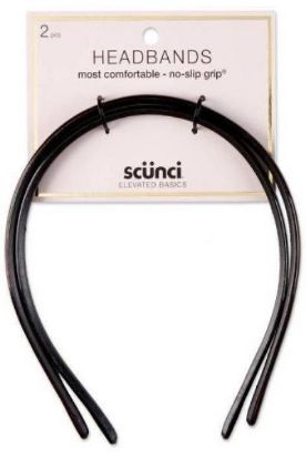 Picture of Scunci No Slip Grip Head Band  2 Pc