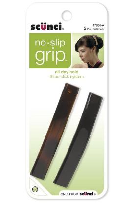 Picture of Scunci No Slip Grip Barrettes 1 Pc