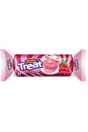 Picture of Britannia Treat Cream Strawberry 100 Grams