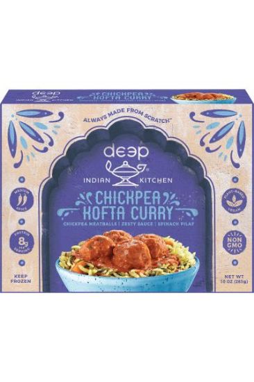 Picture of Deep Chickpea Kofta Curry With Spinach Pilaf 10 Oz