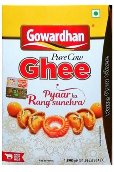 Picture of Gowardhan Pure Cow Ghee 31.92 Oz
