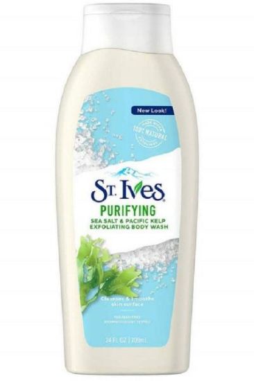 Picture of St. Ives Sea Salt & Pacific Kelp Exfoliating Body Wash 13.5 Oz