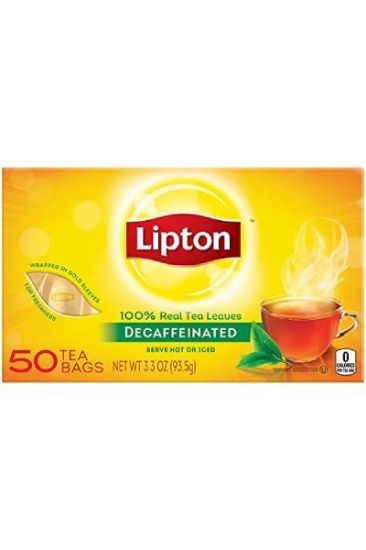 Picture of Lipton Decaffeinated Black Tea Decafe 50 Bags