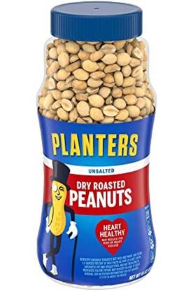 Picture of Planters Dry Roasted Peanuts Unsalted 16 Oz