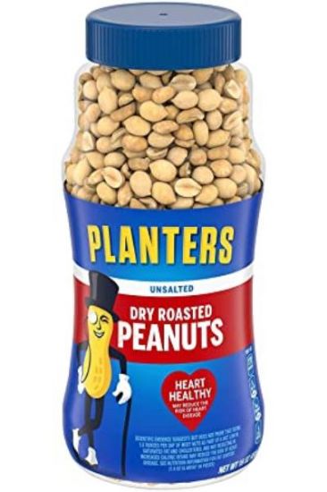 Picture of Planters Dry Roasted Peanuts Unsalted 16 Oz