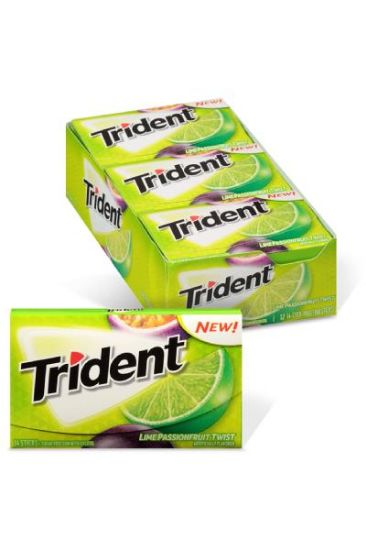 Picture of Trident Lime Passionfruit Twist 14 Sticks