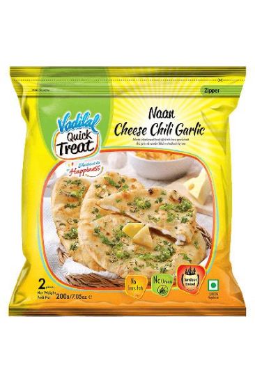 Picture of Vadilal Cheese Chili Garlic Naan 200 Grams