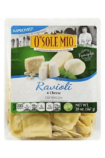 Picture of O/'sole Mio Ravioli 4 Cheese 20 Oz