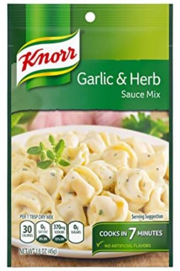 Picture of Knorr Garlic & Herb Sauce 1.6 Oz