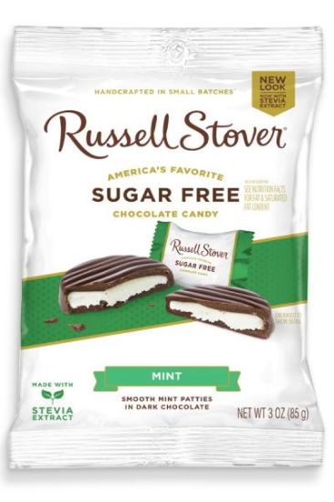 Picture of Russell Stover Sugar Free Mint Chocolate 3 Oz
