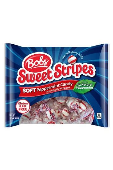 Picture of Bobs Sweet Stripes Soft Peppermint Candy 5.5 Oz
