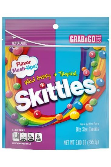 Picture of Skittles Wild Berry & Tropical Bite Size Candies 9 Oz