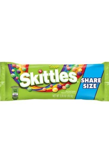 Picture of Skittles Sour Share Size 3.30 Oz