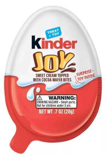 Picture of Ferrero Kinder Joy Sweet Cream Topped With Cocoa Wafer Bit 7 Oz