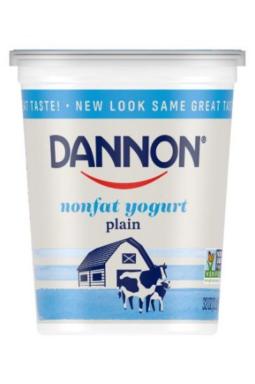 Picture of Dannon Plain Nonfat Yogurt  32 Oz