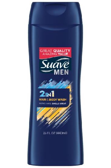 Picture of Suave Men 2in1 Hair & Body Wash 15 Oz