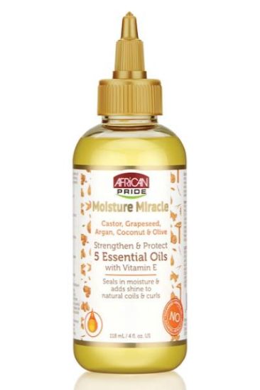 Picture of African Pride 5 Essential Oils With Vitamin E 4 Oz