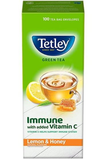 Picture of Tetley Green Tea Honey Lemon Ginsing 20 Bags