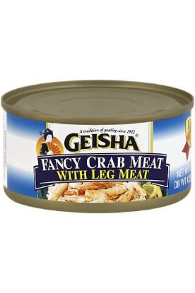 Picture of Geisha Fancy Crab Meat With Leg Meat 4.25 Oz