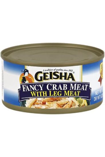 Picture of Geisha Fancy Crab Meat With Leg Meat 4.25 Oz
