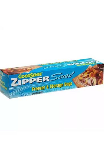 Picture of Goodsense Zipper Freezer 15 Bags 1 Pc