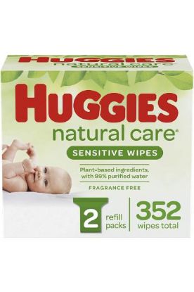 Picture of Huggies Natural Care Sensitives Wipes 168 Pc
