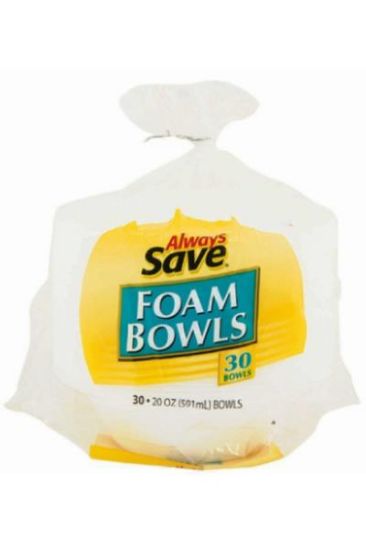 Picture of Always Save Foam Bowl 30 Ct 20 Oz