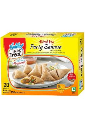 Picture of Vadilal Party Samosa Mixed Veg 330 Grams