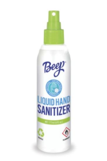 Picture of Beep Citrus Scent Liquid Hand Sanitizer 6 Oz