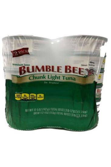 Picture of Bumble Bee Chunk Light Tuna In Water 12 Pk 5 Oz