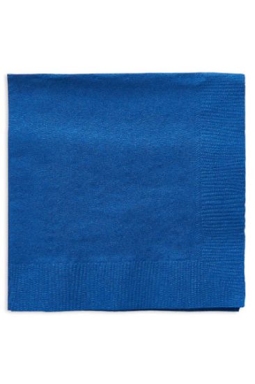 Picture of American Greetings Bright Royal Blue Beverages Napkins 1 Pc