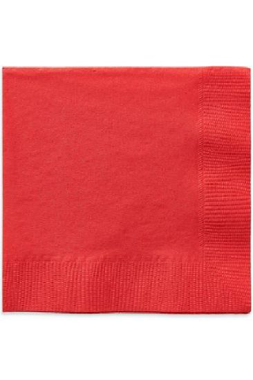 Picture of American Greetings Apple Red Beverage Napkin 1 Pc