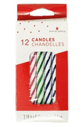 Picture of American Greetings Birthday Candle Lg Spiral 1 Pc