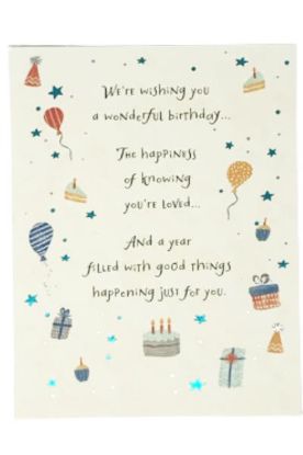 Picture of American Greetings Conventional Birthday 1 Pc